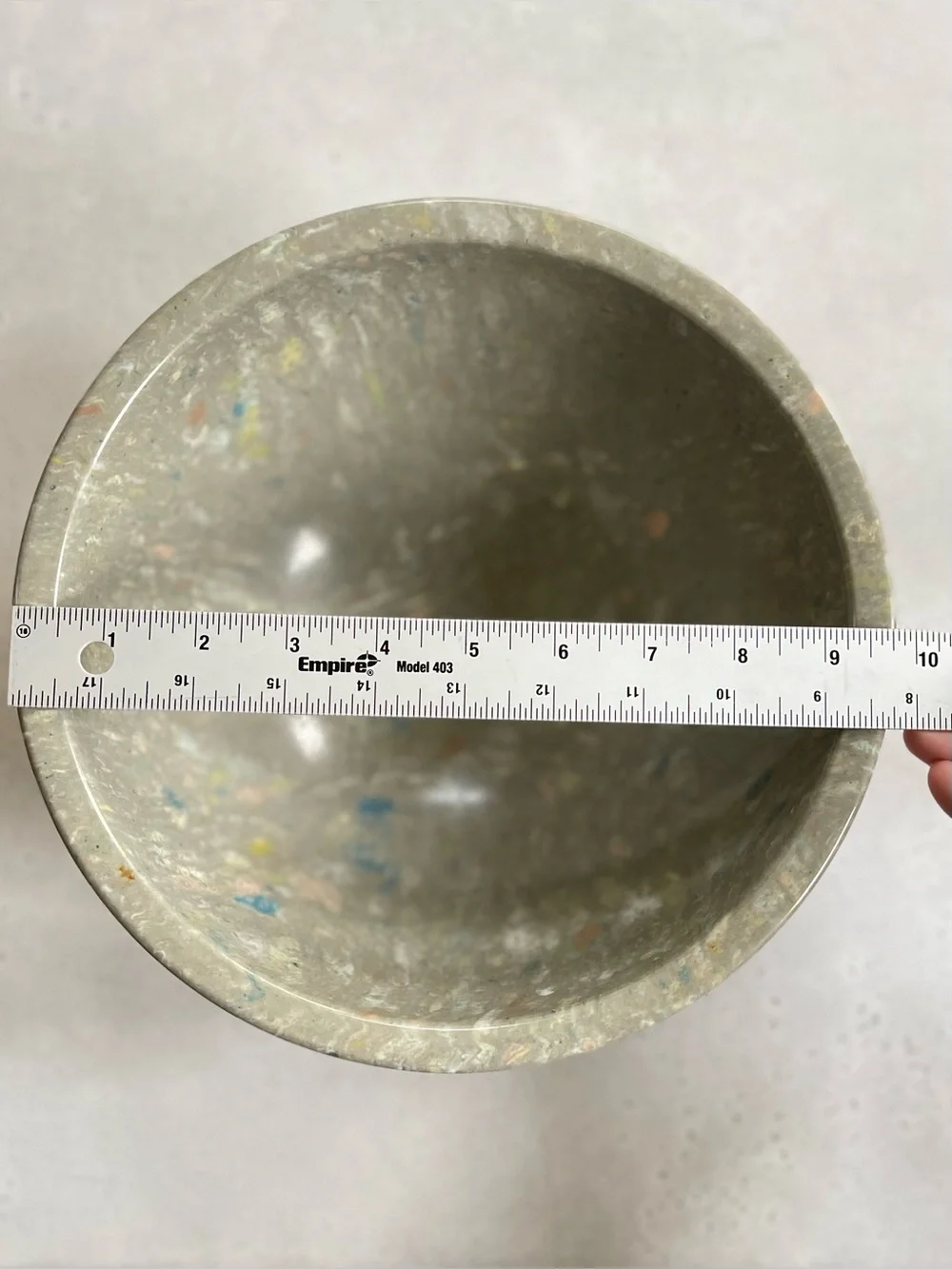 Texas Ware Gray Confetti Melamine Mixing Bowl 118